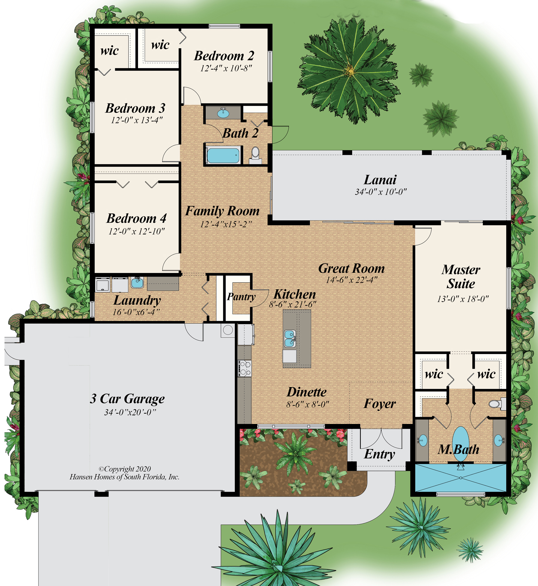 4 Bedroom 2 Bath 3 Car Garage House Plans With Dimensions Www resnooze