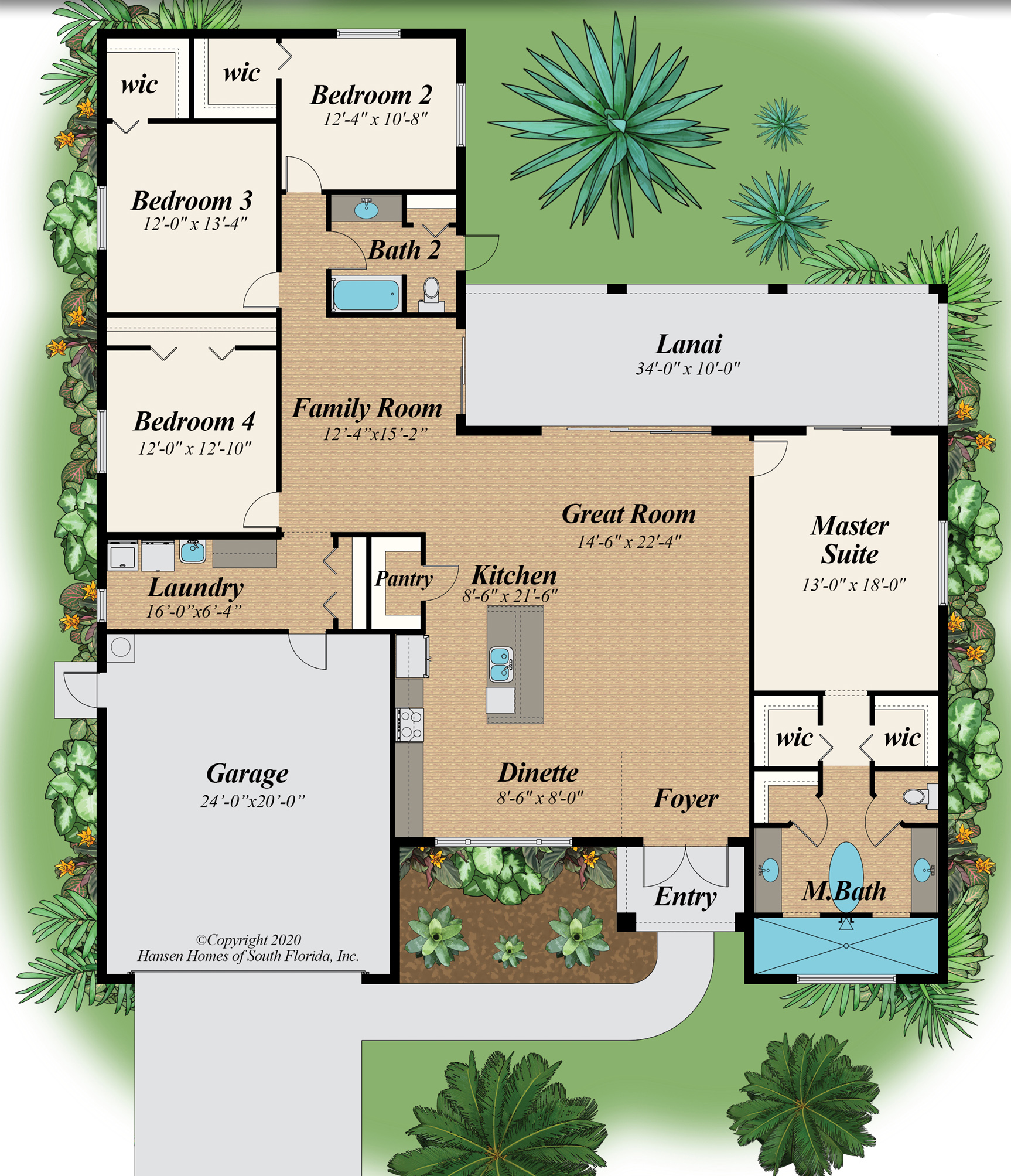 The Oasis 4 Bedroom Home Plan Floor Plans